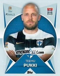 Sticker Teemu Pukki (Finland) - The Road to UEFA Nations League Finals 2022-2023 - Topps