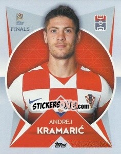 Sticker Andrej Kramarić (Croatia) - The Road to UEFA Nations League Finals 2022-2023 - Topps