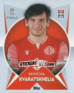 Figurina Khvicha Kvaratskhelia (Georgia) - The Road to UEFA Nations League Finals 2022-2023 - Topps