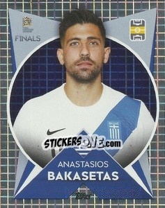 Sticker Anastasios Bakasetas (Greece) - The Road to UEFA Nations League Finals 2022-2023 - Topps
