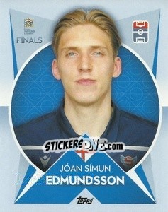 Figurina Jóan Símun Edmundsson (Faroe Islands) - The Road to UEFA Nations League Finals 2022-2023 - Topps