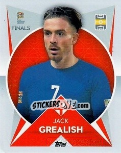 Sticker Jack Grealish (England) - The Road To Uefa Nations League Finals 2022-2023 n. 78 - Topps