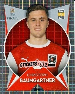 Sticker Christoph Baumgartner (Austria) - The Road To Uefa Nations League Finals 2022-2023 n. 87 - Topps