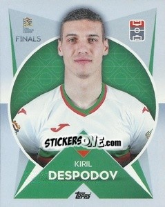 Sticker Kiril Despodov (Bulgaria) - The Road To Uefa Nations League Finals 2022-2023 n. 89 - Topps