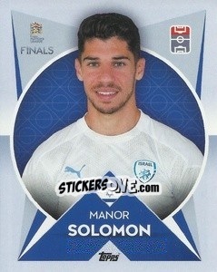 Sticker Manor Solomon (Israel) - The Road to UEFA Nations League Finals 2022-2023 - Topps