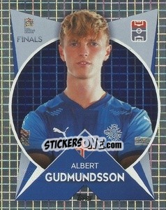 Cromo Albert Gudmundsson (Iceland) - The Road to UEFA Nations League Finals 2022-2023 - Topps