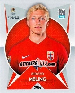 Sticker Birger Meling (Norway) - The Road to UEFA Nations League Finals 2022-2023 - Topps
