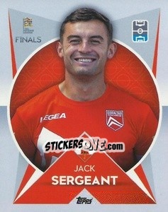 Sticker Jack Sergeant (Gibraltar) - The Road to UEFA Nations League Finals 2022-2023 - Topps