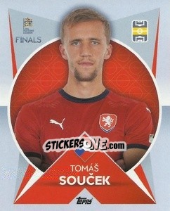 Sticker Tomáš Souček (Czech Republic) - The Road to UEFA Nations League Finals 2022-2023 - Topps