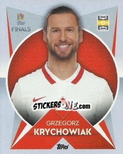 Figurina Grzegorz Krychowiak (Poland) - The Road to UEFA Nations League Finals 2022-2023 - Topps