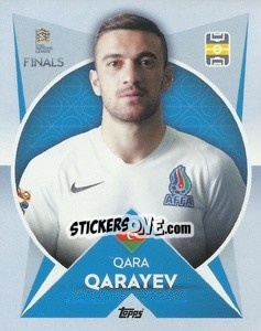 Sticker Qara Qarayev (Azerbaijan) - The Road To Uefa Nations League Finals 2022-2023 n. 118 - Topps