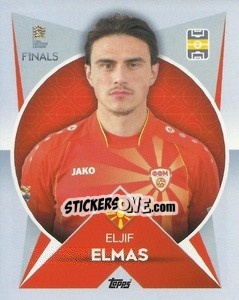 Sticker Eljif Elmas (North Macedonia) - The Road to UEFA Nations League Finals 2022-2023 - Topps