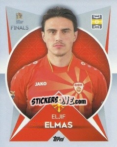 Sticker Eljif Elmas (North Macedonia) - The Road To Uefa Nations League Finals 2022-2023 n. 119 - Topps
