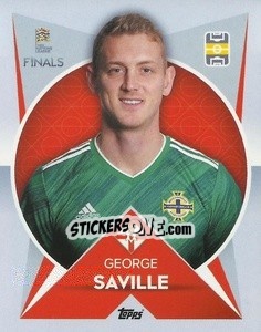 Sticker George Saville (Northern Ireland) - The Road To Uefa Nations League Finals 2022-2023 n. 120 - Topps