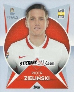Sticker Piotr Zieliński (Poland) - The Road to UEFA Nations League Finals 2022-2023 - Topps