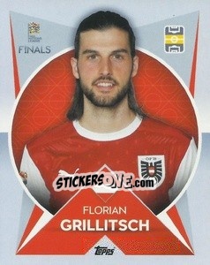 Sticker Florian Grillitsch (Austria) - The Road To Uefa Nations League Finals 2022-2023 n. 125 - Topps