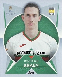 Sticker Bozhidar Kraev (Bulgaria) - The Road to UEFA Nations League Finals 2022-2023 - Topps