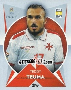 Figurina Teddy Teuma (Malta) - The Road to UEFA Nations League Finals 2022-2023 - Topps