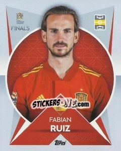 Sticker Fabian Ruiz (Spain) - The Road To Uefa Nations League Finals 2022-2023 n. 129 - Topps