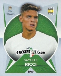 Sticker Samuele Ricci (Italy) - The Road To Uefa Nations League Finals 2022-2023 n. 131 - Topps