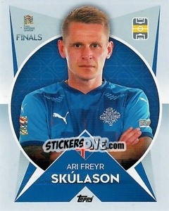 Sticker Ari Freyr Skúlason (Iceland) - The Road To Uefa Nations League Finals 2022-2023 n. 132 - Topps