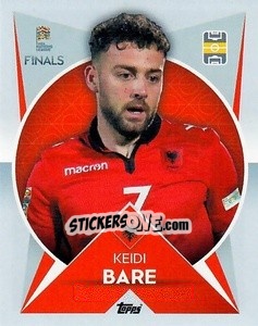 Sticker Keidi Bare (Albania) - The Road To Uefa Nations League Finals 2022-2023 n. 145 - Topps