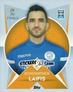 Sticker Konstantinos Laifis (Cyprus) - The Road To Uefa Nations League Finals 2022-2023 n. 147 - Topps
