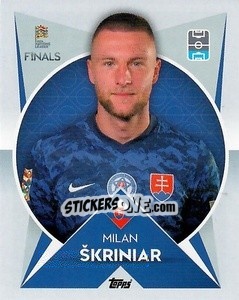 Sticker Milan Škriniar (Slovakia) - The Road to UEFA Nations League Finals 2022-2023 - Topps