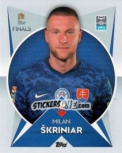 Sticker Milan Škriniar (Slovakia) - The Road To Uefa Nations League Finals 2022-2023 n. 148 - Topps