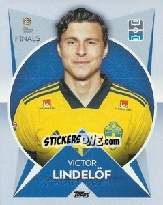 Sticker Victor Lindelöf (Sweden) - The Road To Uefa Nations League Finals 2022-2023 n. 150 - Topps