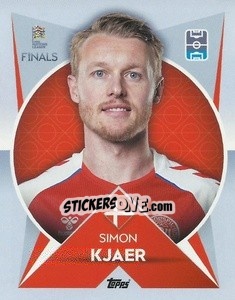 Cromo Simon Kjaer (Denmark) - The Road to UEFA Nations League Finals 2022-2023 - Topps