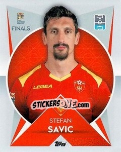 Sticker Stefan Savic (Montenegro) - The Road To Uefa Nations League Finals 2022-2023 n. 157 - Topps
