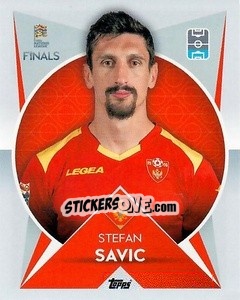 Cromo Stefan Savic (Montenegro) - The Road to UEFA Nations League Finals 2022-2023 - Topps