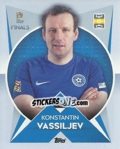 Sticker Konstantin Vassiljev (Estonia) - The Road to UEFA Nations League Finals 2022-2023 - Topps