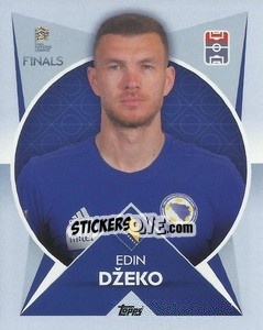 Cromo Edin Džeko (Bosnia and Herzegovina) - The Road to UEFA Nations League Finals 2022-2023 - Topps