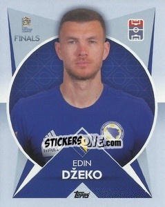 Sticker Edin Džeko (Bosnia and Herzegovina) - The Road To Uefa Nations League Finals 2022-2023 n. 161 - Topps