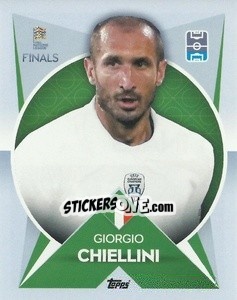 Sticker Giorgio Chiellini (Italy) - The Road To Uefa Nations League Finals 2022-2023 n. 163 - Topps
