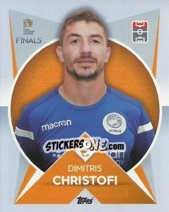 Sticker Dimitris Christofi (Cyprus) - The Road to UEFA Nations League Finals 2022-2023 - Topps