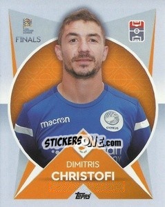 Figurina Dimitris Christofi (Cyprus) - The Road to UEFA Nations League Finals 2022-2023 - Topps