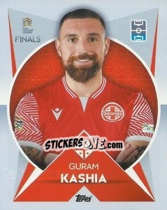 Cromo Guram Kashia (Georgia) - The Road to UEFA Nations League Finals 2022-2023 - Topps