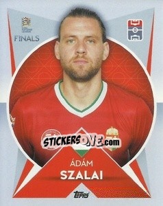 Sticker Ádám Szalai (Hungary) - The Road To Uefa Nations League Finals 2022-2023 n. 170 - Topps