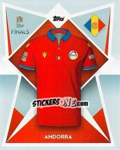 Sticker Andorra - The Road To Uefa Nations League Finals 2022-2023 n. 172 - Topps
