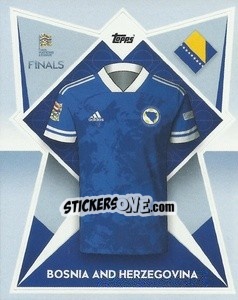 Sticker Bosnia and Herzegovina - The Road to UEFA Nations League Finals 2022-2023 - Topps