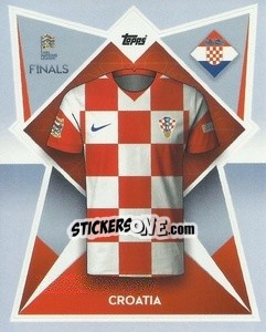 Sticker Croatia - The Road to UEFA Nations League Finals 2022-2023 - Topps
