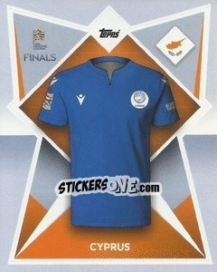 Sticker Cyprus - The Road to UEFA Nations League Finals 2022-2023 - Topps