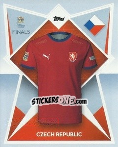 Sticker Czech Republic - The Road to UEFA Nations League Finals 2022-2023 - Topps