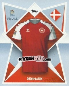 Sticker Denmark - The Road To Uefa Nations League Finals 2022-2023 n. 183 - Topps