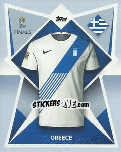 Sticker Greece - The Road to UEFA Nations League Finals 2022-2023 - Topps
