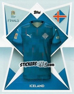 Sticker Iceland - The Road to UEFA Nations League Finals 2022-2023 - Topps
