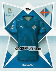 Cromo Iceland - The Road To Uefa Nations League Finals 2022-2023 n. 194 - Topps